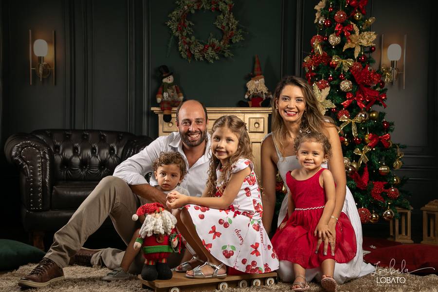 Mini Sessão de Retratos de Natal 