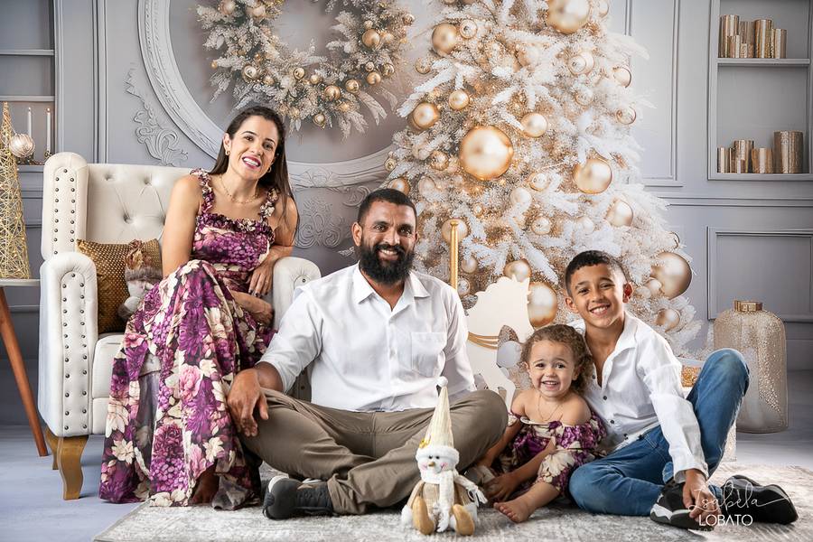 Mini Sessão de Retratos de Natal