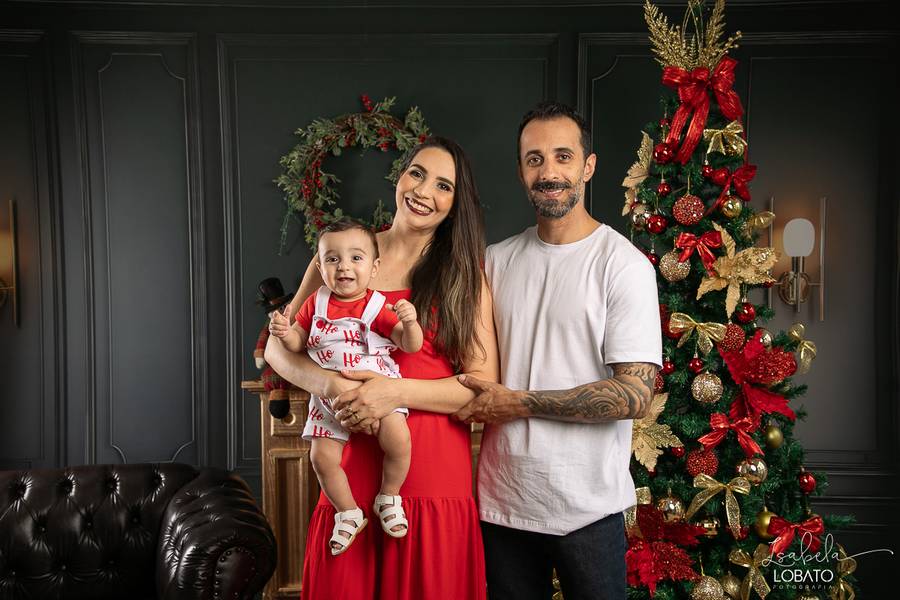 Mini Sessão de Retratos de Natal