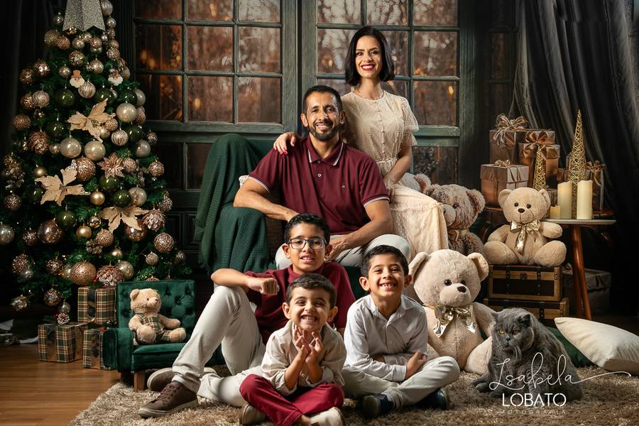 Mini Sessão de Retratos de Natal