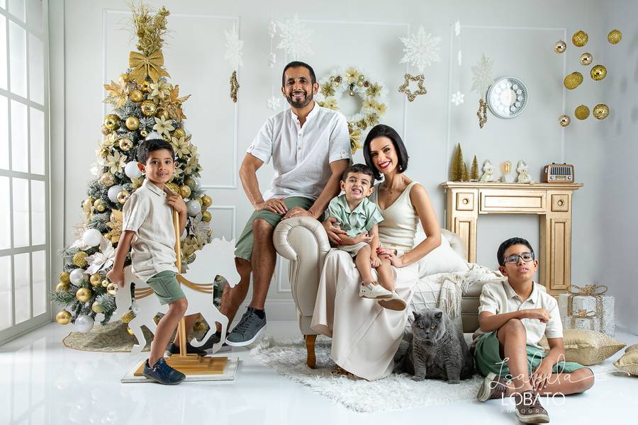 Mini Sessão de Retratos de Natal