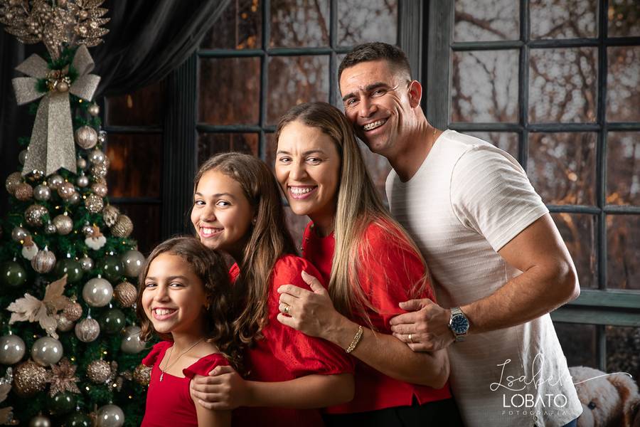 Mini Sessão de Retratos de Natal