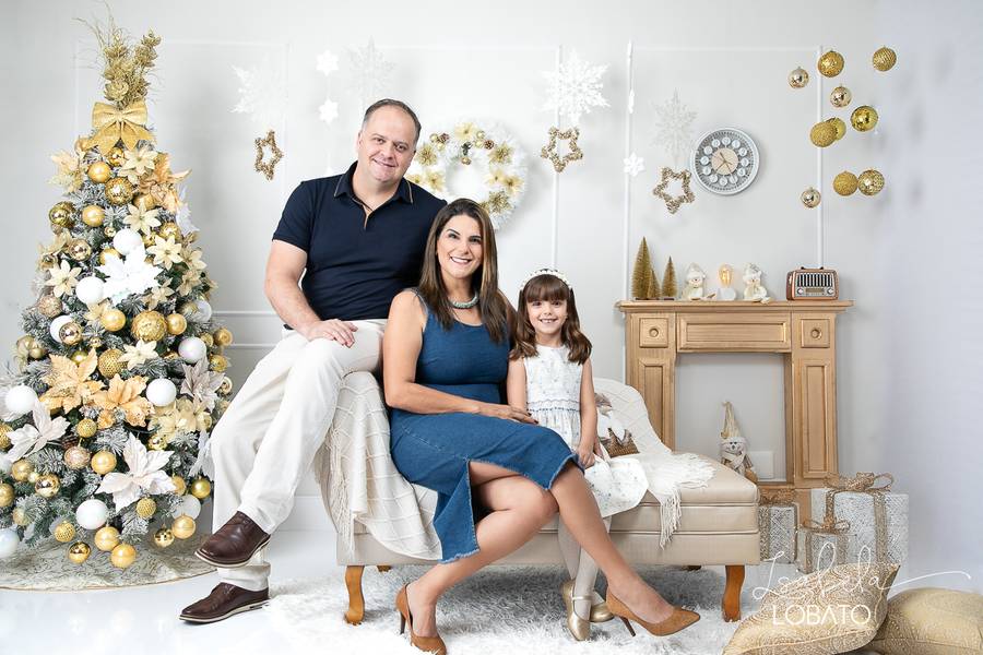 Mini Sessão de Retratos de Natal