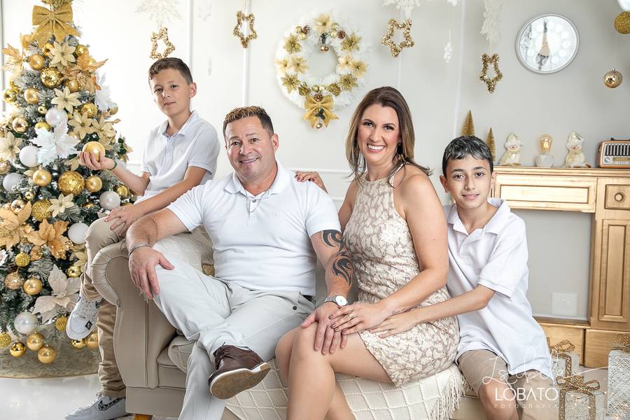 Mini Sessão de Retratos de Natal