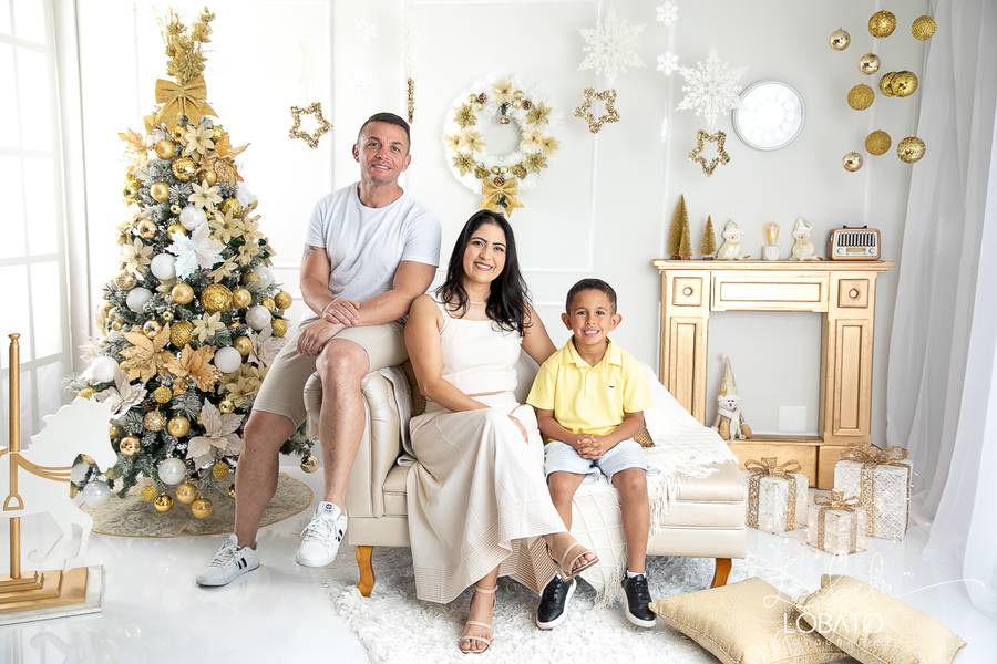 Mini Sessão de Retratos de Natal