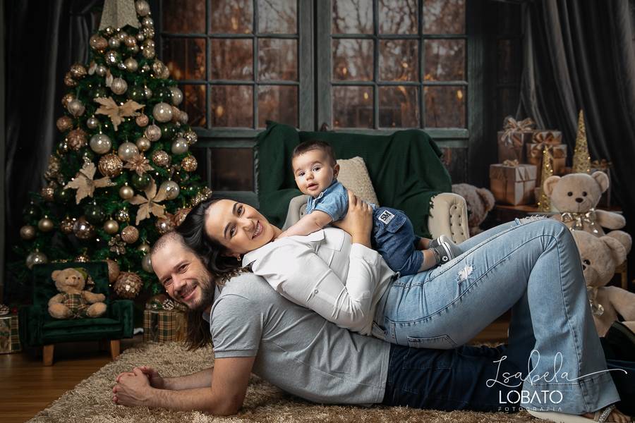 Mini Sessão de Retratos de Natal