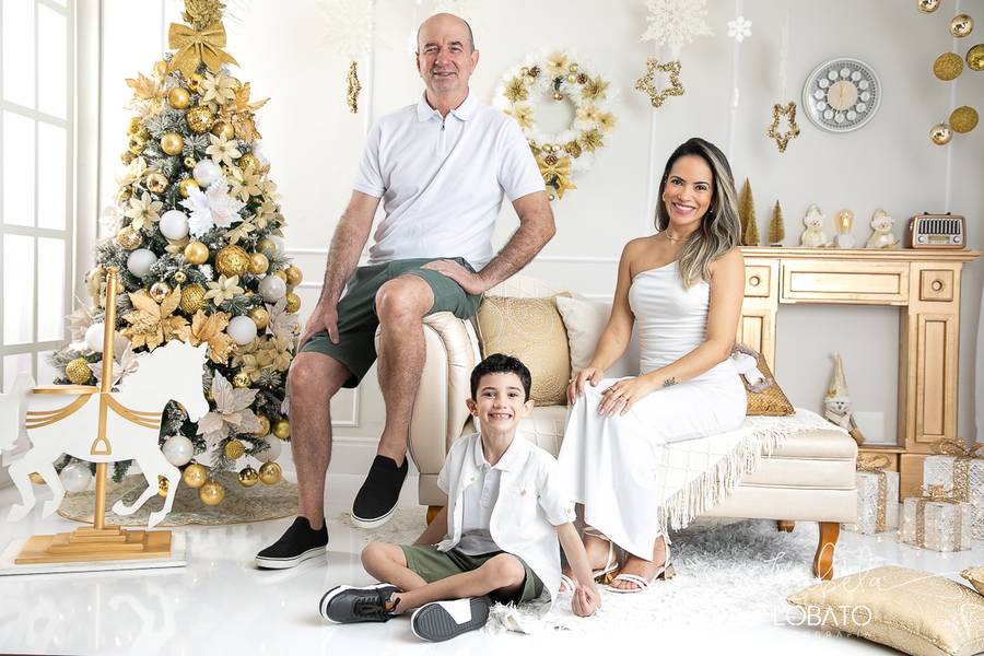 Mini Sessão de Retratos de Natal