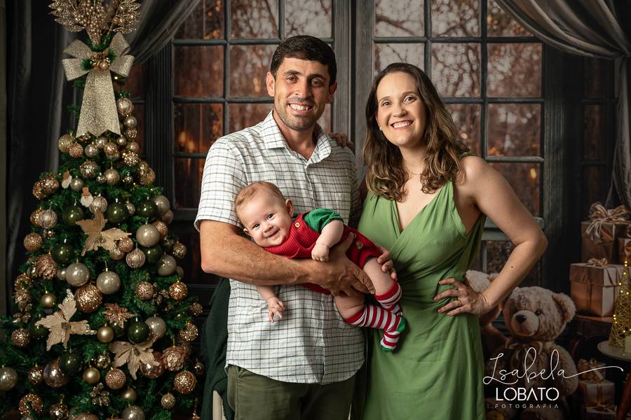 Mini Sessão de Retratos de Natal