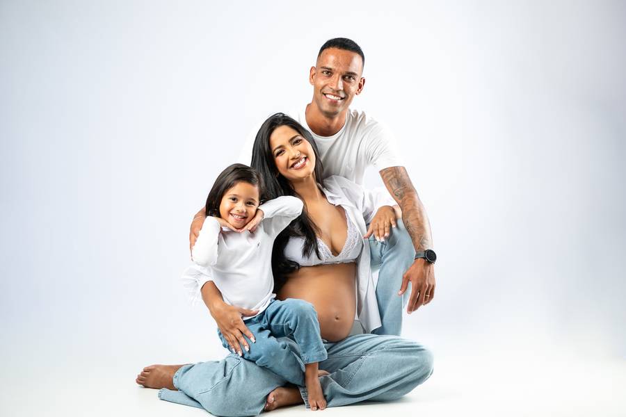 Gestante de Ensaio Gestante