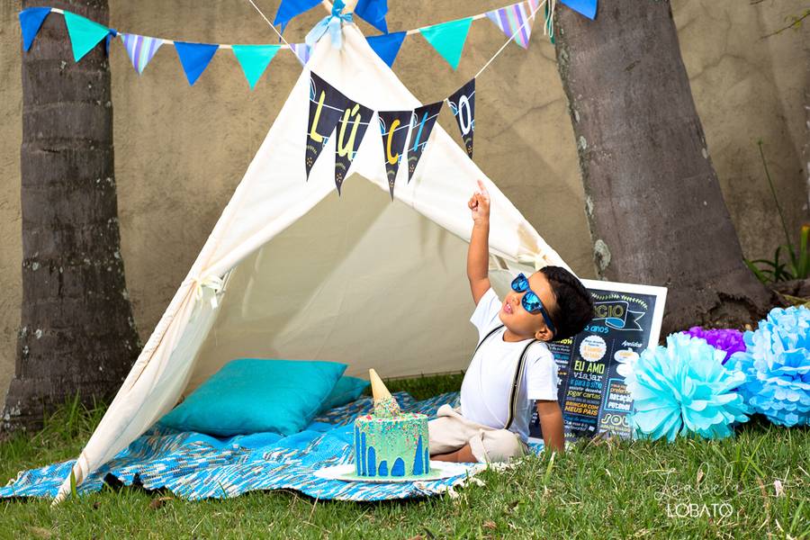 Crianças de Smash the cake - Lúcio