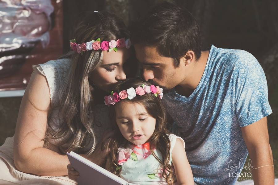 Ensaios de Família - Paloma, Marcos e Melissa