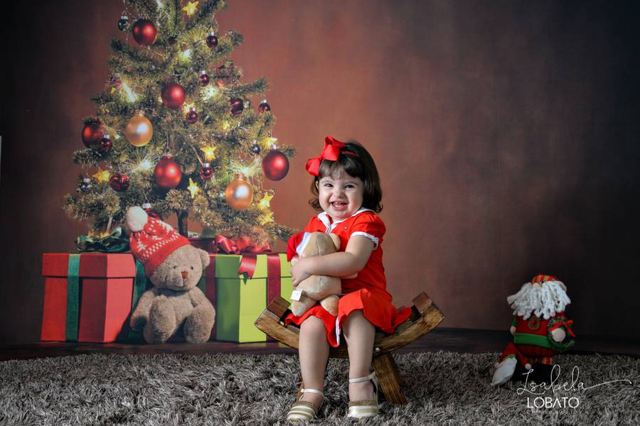 Mini Sessão de Ensaio de Natal da Helena