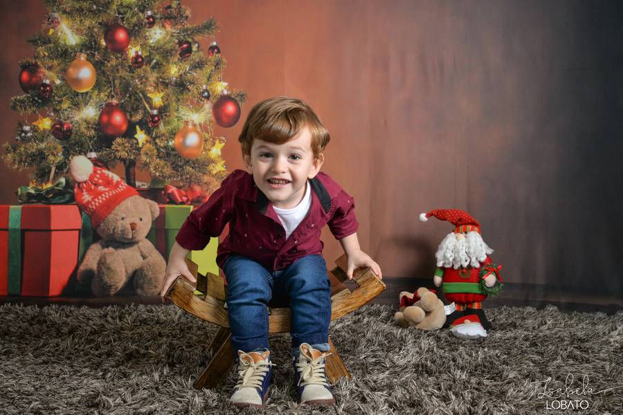 Mini Sessão de Ensaio de Natal do Felipe