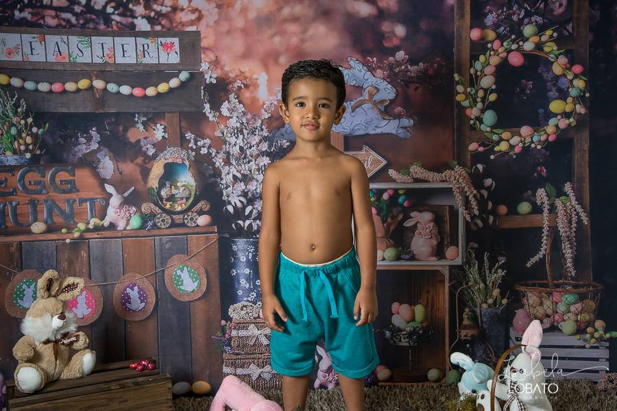 Mini Sessão de Páscoa do Lúcio