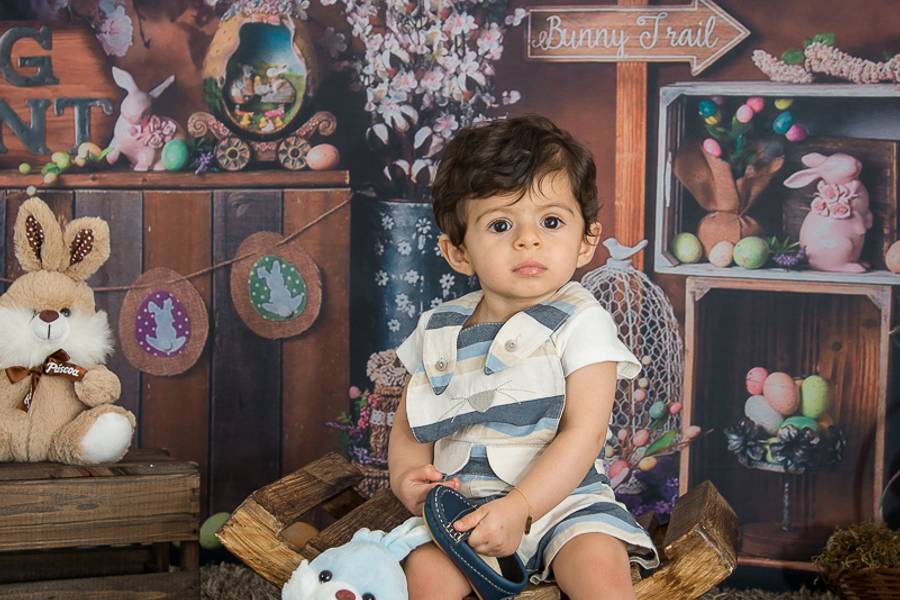 Mini Sessão de Páscoa do Bernardo