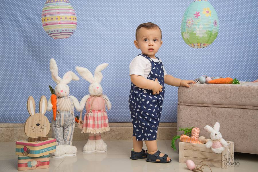 Mini Sessão de Páscoa do José Pedro