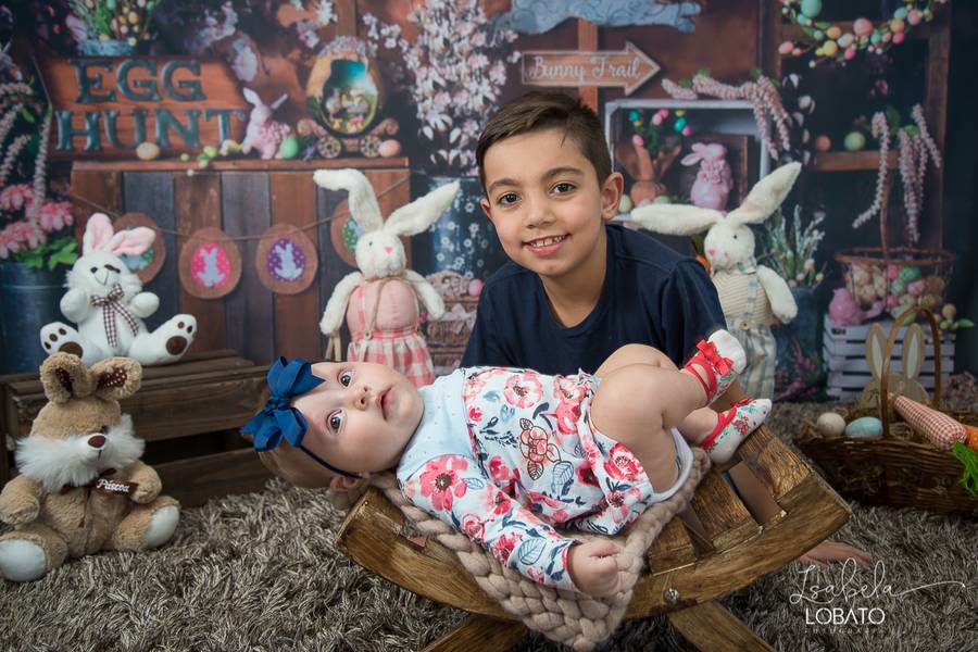 Mini Sessão de Páscoa da Cecília e Arthur