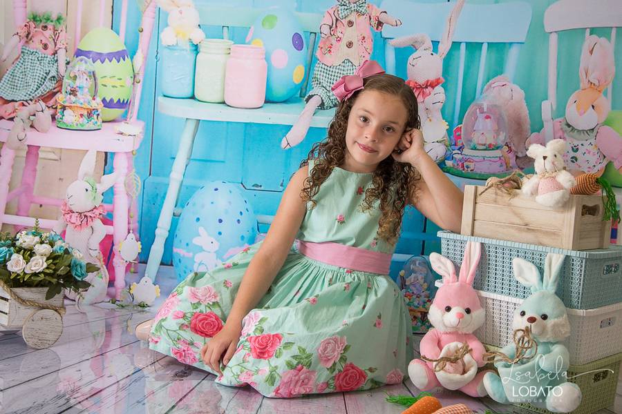 Mini Sessão de Páscoa da Maria Cecília