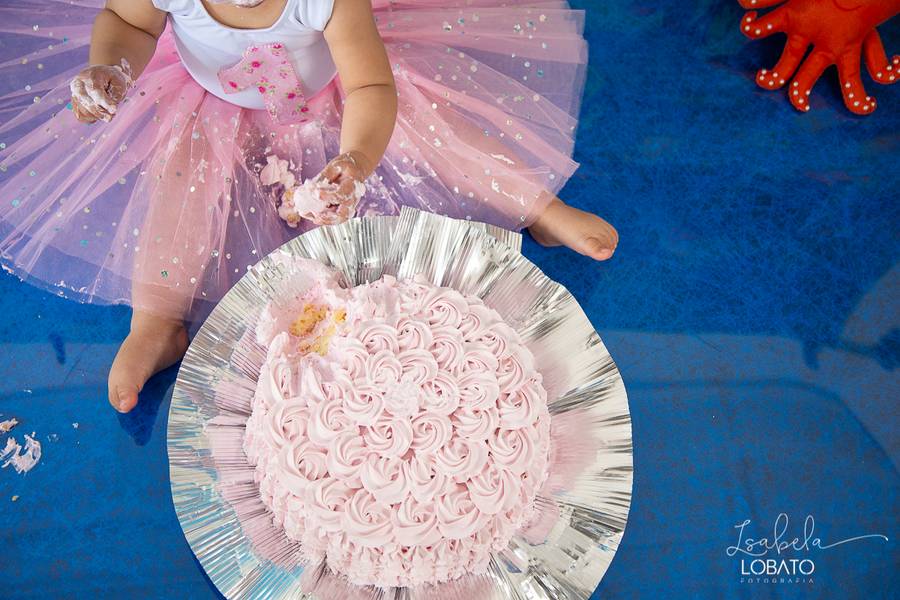 Crianças de Smash the cake - Manuela