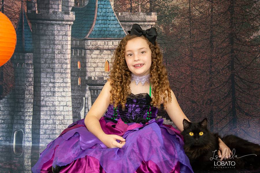 Mini Sessão de Halloween da Maria Cecília