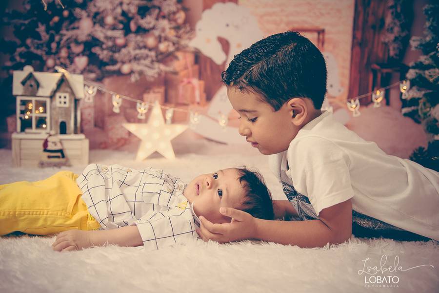 Mini Sessão de Natal do Lúcio e Ícaro