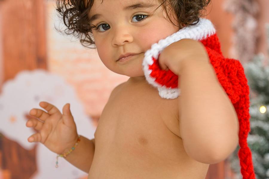 Mini Sessão de Natal da Maria Valentina