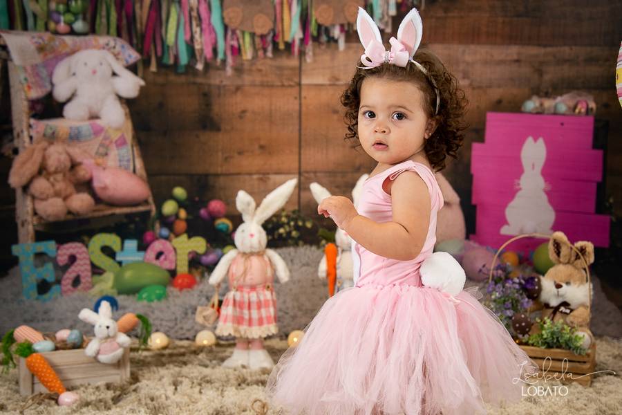 Mini Sessão de Páscoa da Valentina