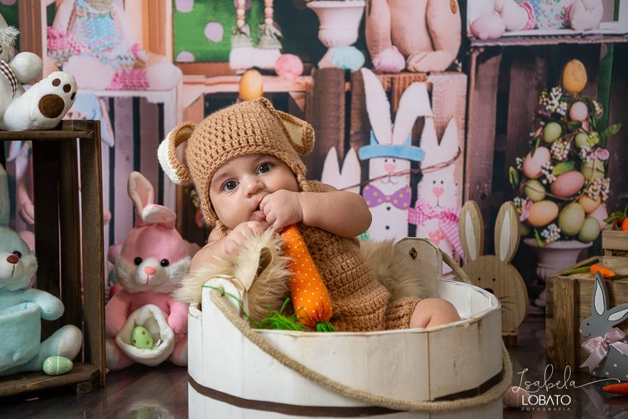 Mini Sessão de Páscoa do Lorenzo