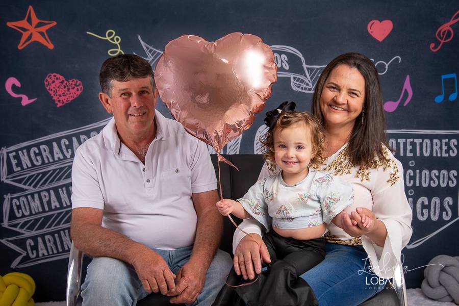 Mini Sessão de Helena com a Vovó e o Vovô