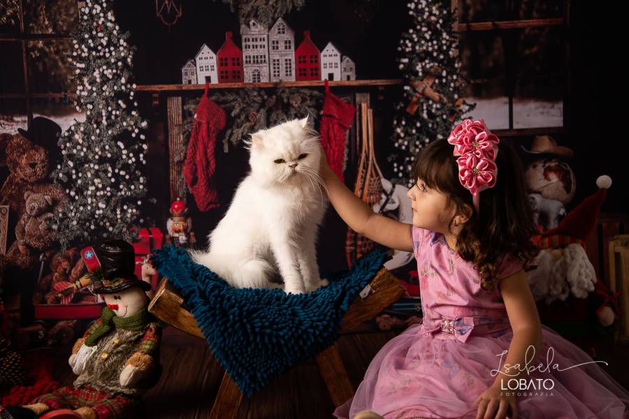 Mini Sessão de O Natal do Thor, Dudu e Aninha