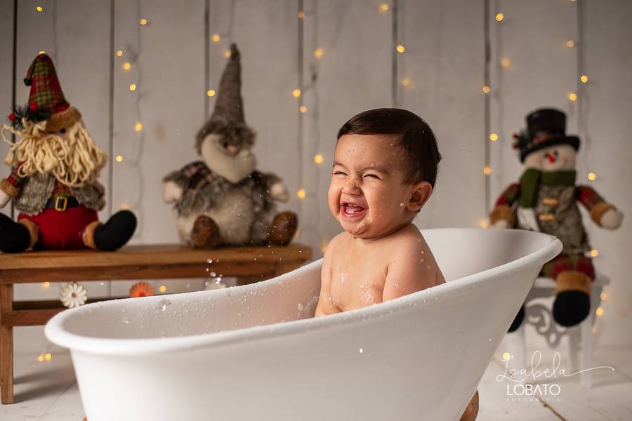 Crianças de A Hora do Banho Especial de Natal