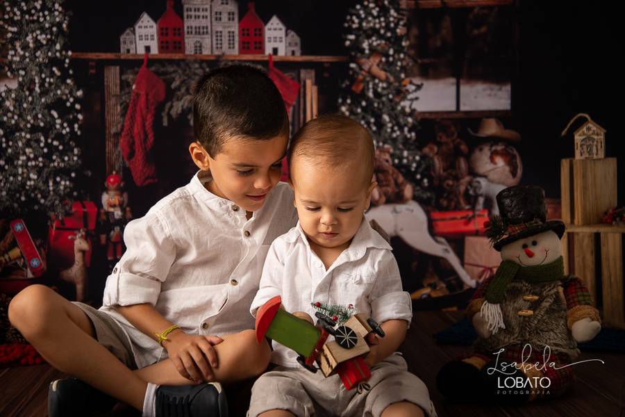 Mini Sessão de O Natal do Pedro e do João