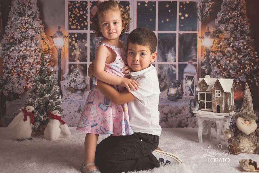 Mini Sessão de Natal do Antônio e da Maria