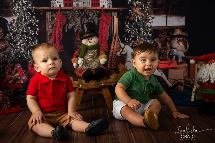 Mini Sessão de O Natal do João Lucas e do José