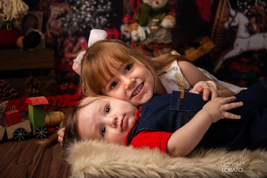 Mini Sessão de O Natal da Luísa e do Théo