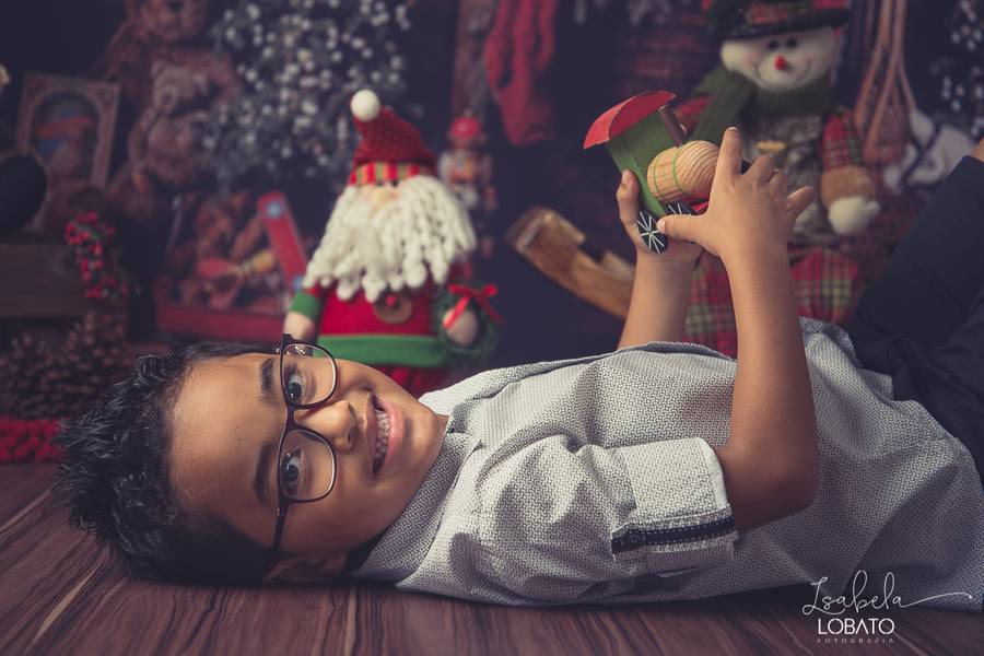 Mini Sessão de O Natal do Gustavo