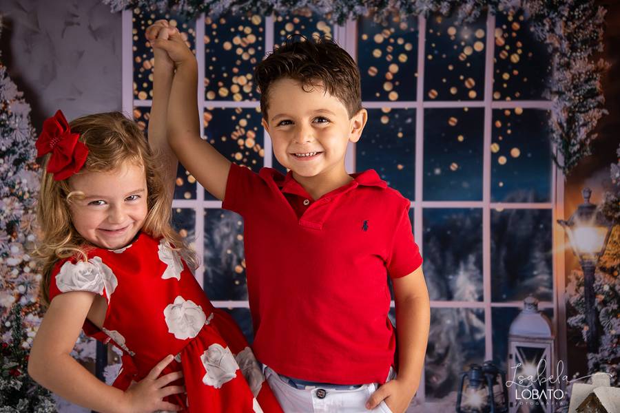 Mini Sessão de O Natal do Lucas e da Bia
