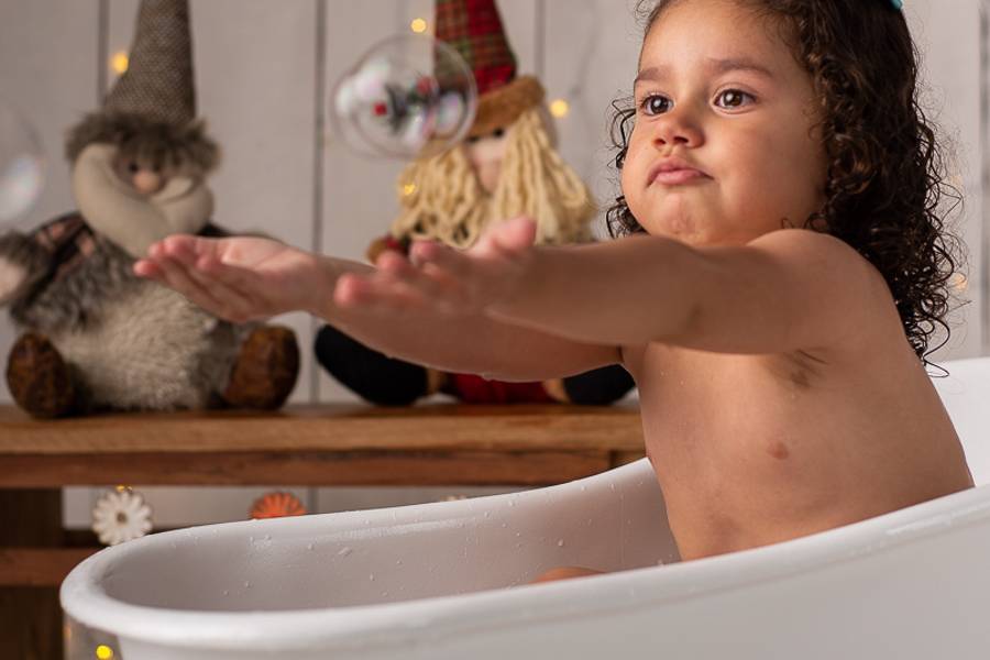 Crianças de A Hora do Banho Especial de Natal