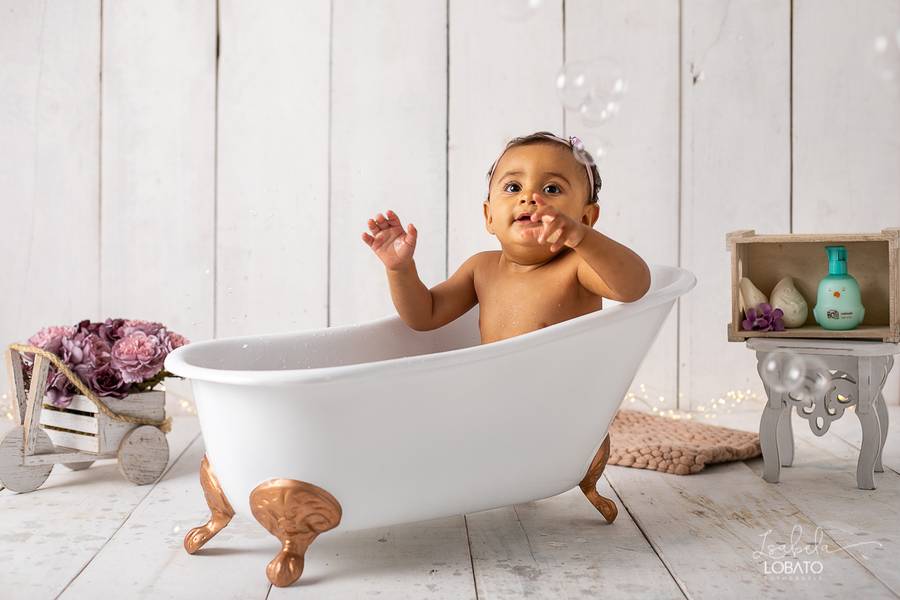 Crianças de A hora do banho - Olívia