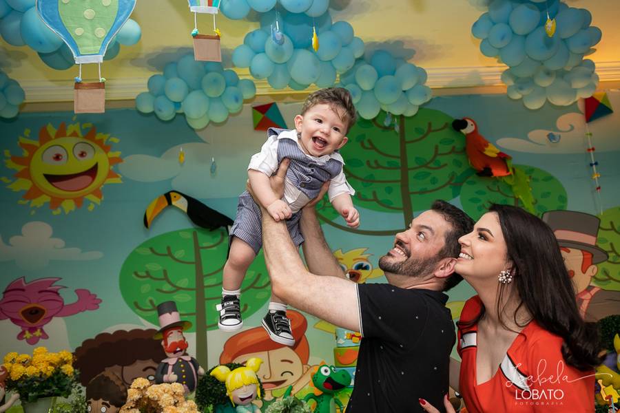 Crianças de Aniversário Gabriel - 1 ano