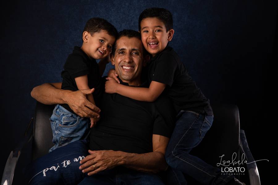 Mini Sessão de Amor de Pai - Lúcio e Ícaro