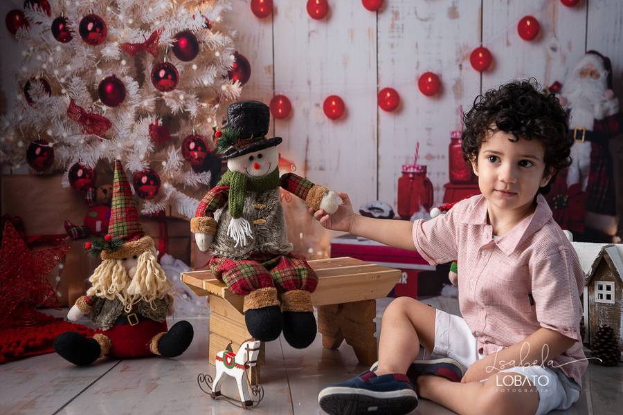 Mini Sessão de O Natal vem vindo...
