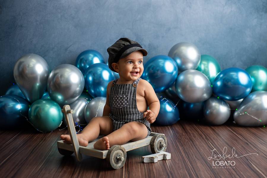 Crianças de Smash The Cake - Enrico 1 ano