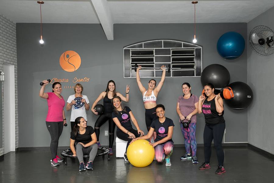 Foto Publicidade de Clarissa Santos - Stúdio Pilates