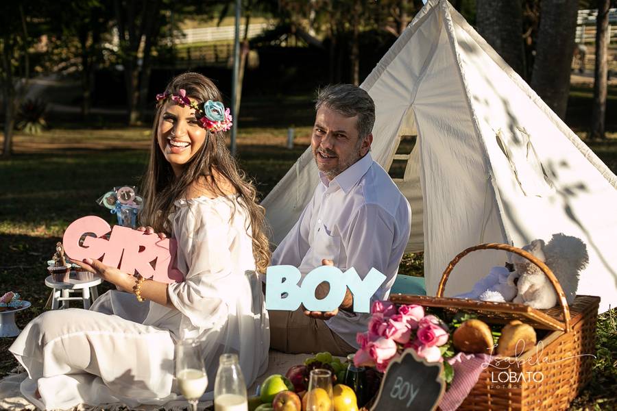 Gestante de Ensaio Revelação - Menino ou Menina?