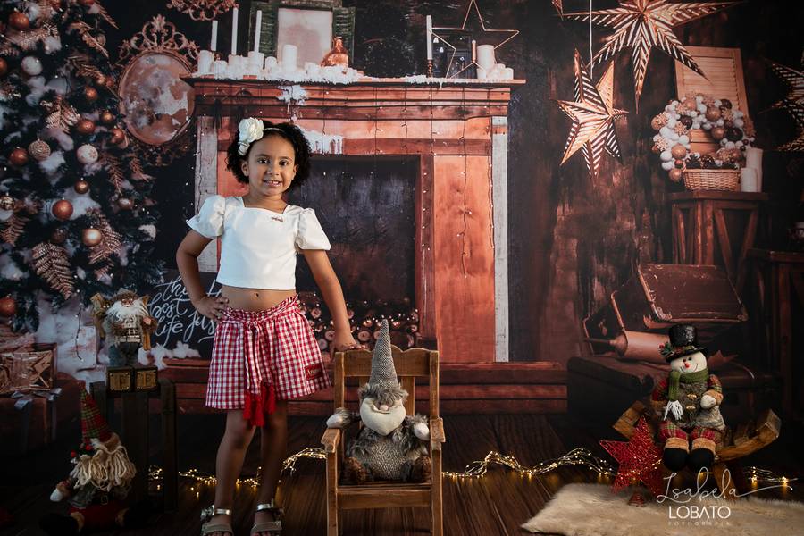 Mini Sessão de Retratos de Natal - Isadora