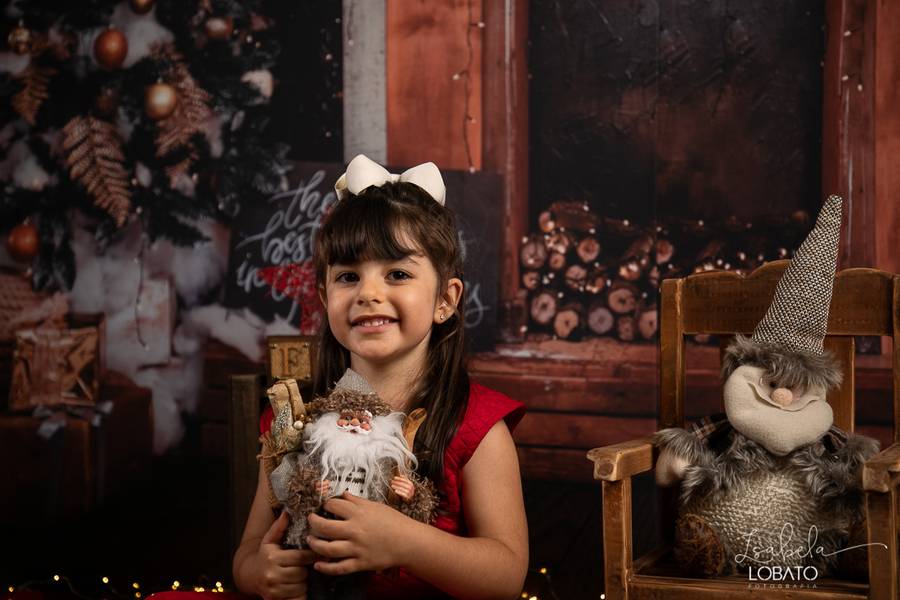 Mini Sessão de Retratos de Natal - Júlia
