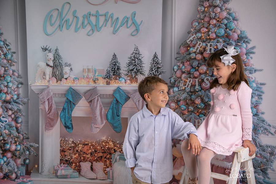 Mini Sessão de Retratos de Natal - Luiza e Arthur