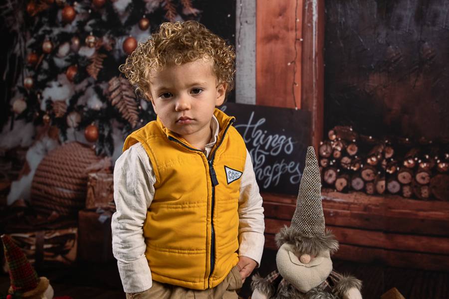 Mini Sessão de Retratos de Natal - Benjamin