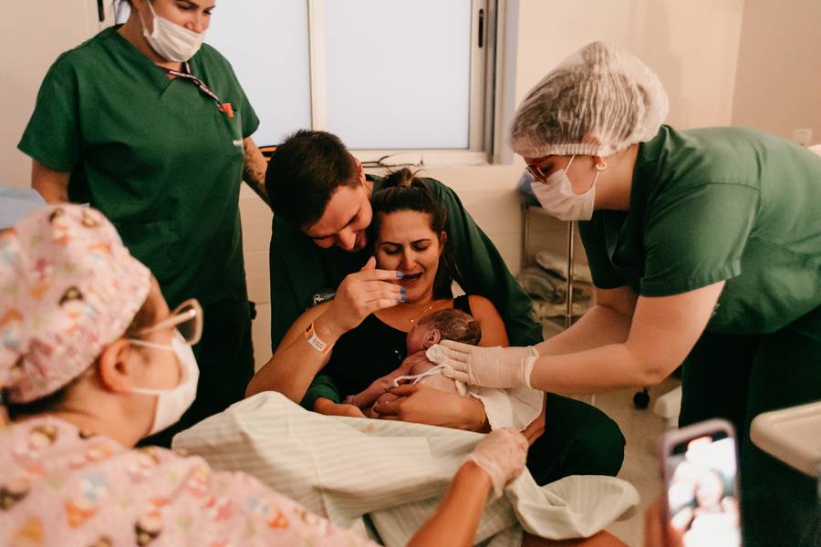 PARTO de Nascimento do Miguel - Parto hospitalar